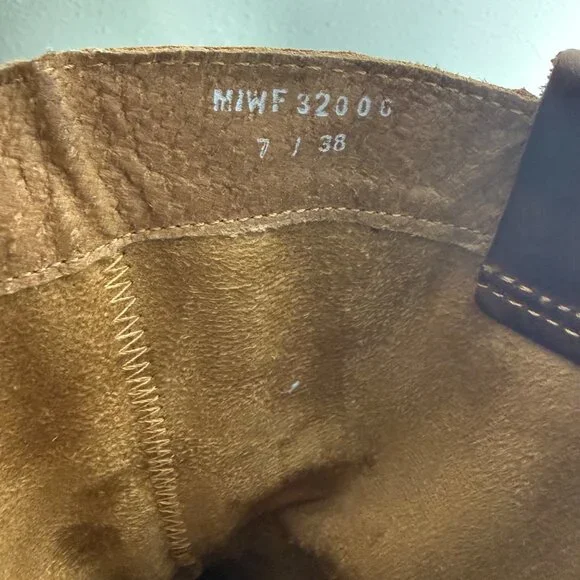 Born Borman Women's Distressed Leather Boots in Brown/Rust Size 7 - Picture 7 of 9